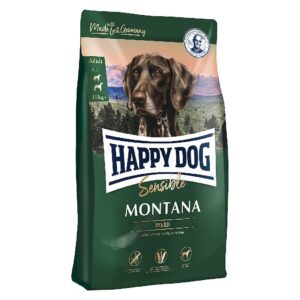 غذای خشک سگ بالغ هپی داگ 4 کیلویی مدل Happy Dog Supreme Sensible Montana Peerd