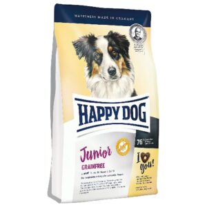 غذای خشک سگ جوان هپی داگ 10 کیلویی مدل Happy Dog Supreme Young Junior Grainfree